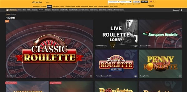 betfair casino roulette review